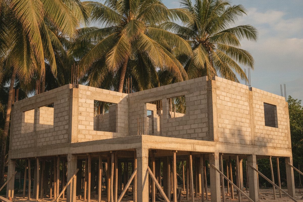 Chantier Villa R+1 — Ambolomadinika